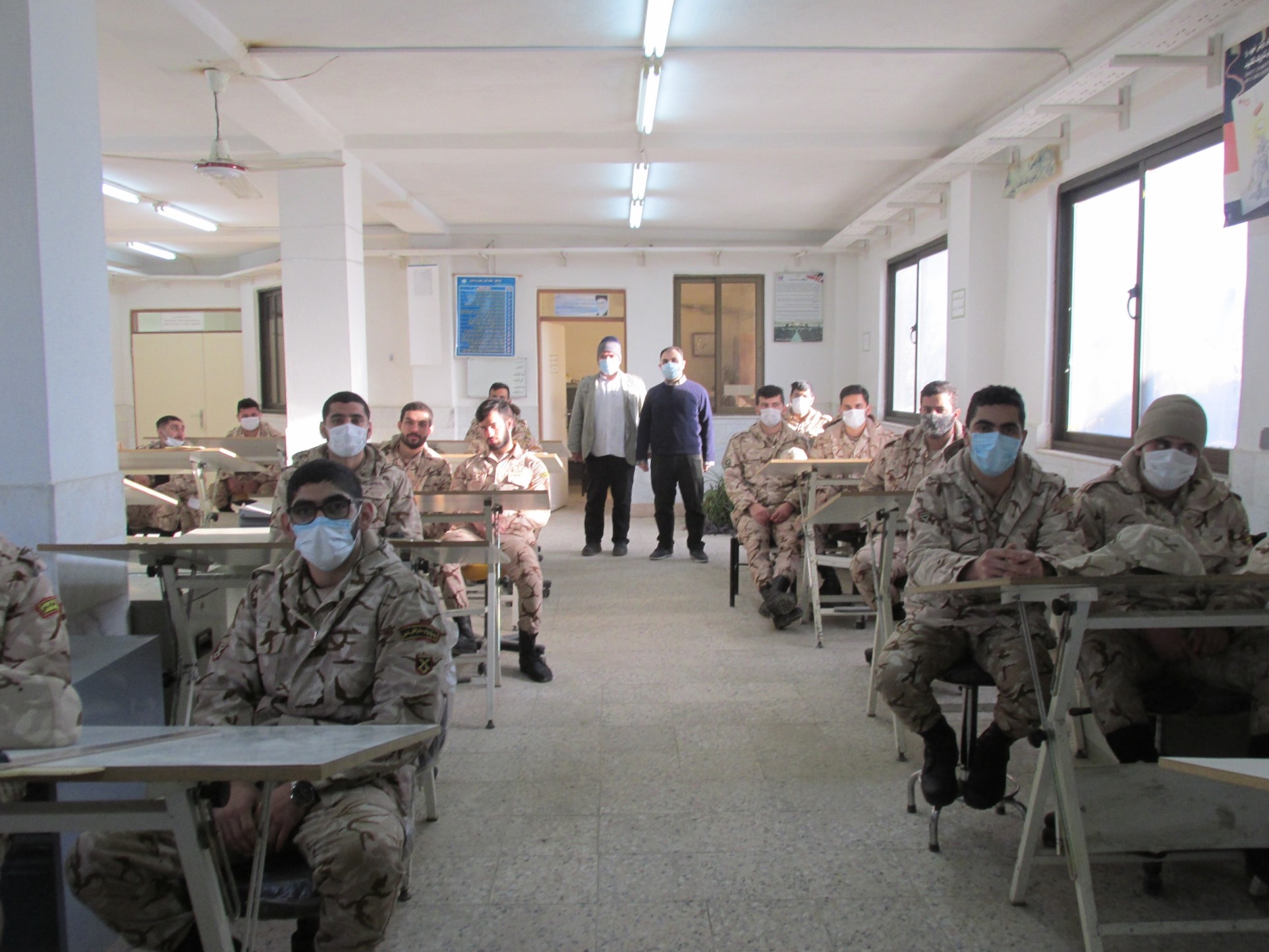 آموزش سربازان سپاه شهرستان رضوانشهر