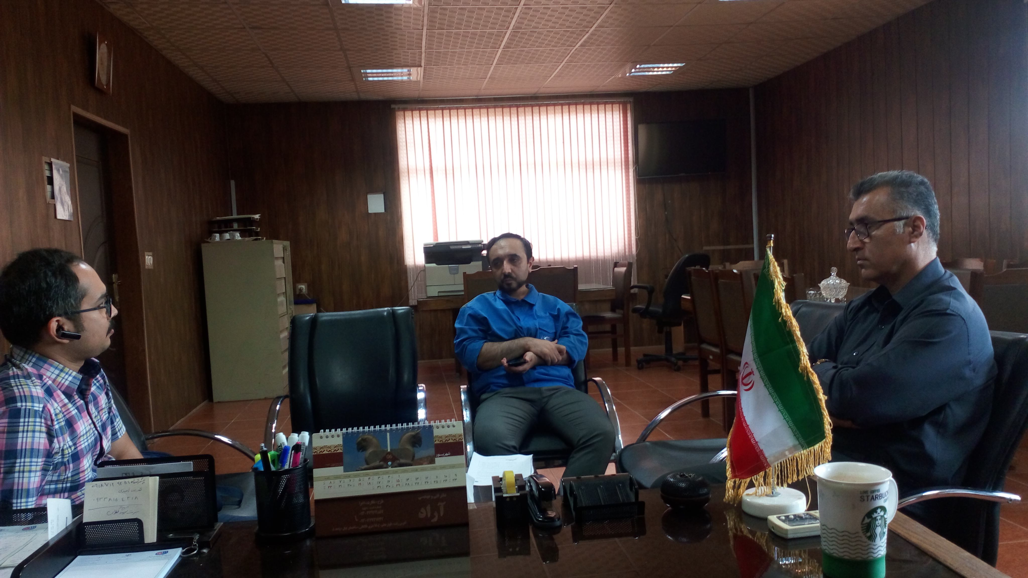نشست سرپرست مرکز شهید مطهری رشت با نماینده امداد خودرو استان گیلان