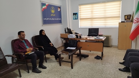 دیدار سرپرست مرکز آموزش فنی و حرفه ای صومعه سرا با رئیس کمیته امداد امام خمینی (ره) شهرستان