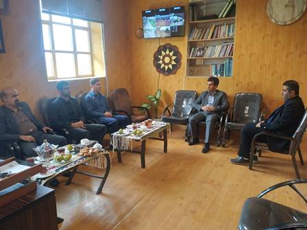 دیدار شهردارگوراب زرمیخ و روسای ادارات شهرستان با رئیس مرکز آموزش فنی و حرفه ای میرزاکوچک صومعه سرا 