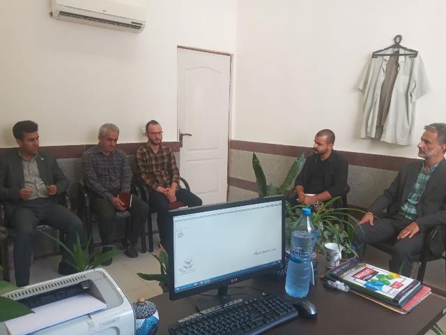 دیدار سرپرست مرکز آموزش فنی و حرفه ای میرزاکوچک صومعه سرا با رئیس ندامتگاه غرب گیلان(ضیابر)