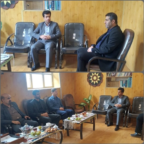 دیدار شهردارگوراب زرمیخ و روسای ادارات شهرستان با رئیس مرکز آموزش فنی و حرفه ای میرزاکوچک صومعه سرا