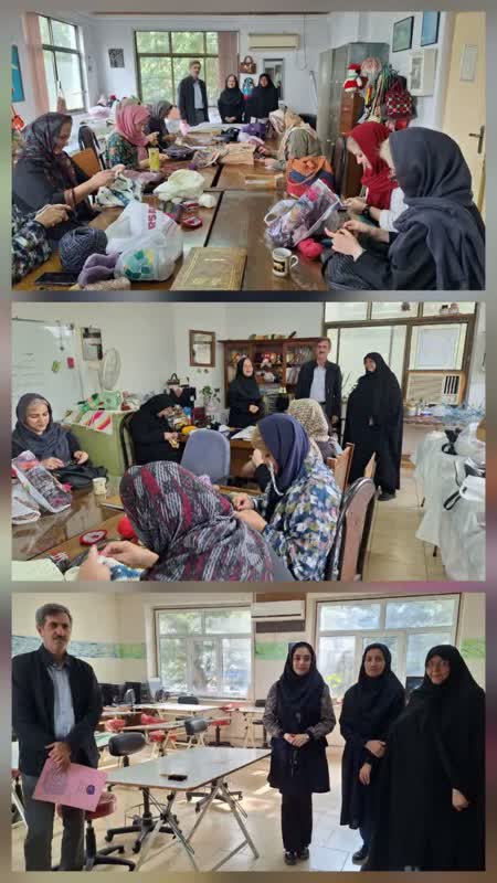 بازدید کارشناس آموزش  از کارگاههای مرکز 