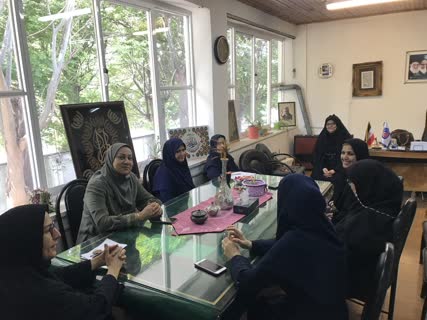 جلسه رییس مرکز و همکاران  بمناسبت  فرارسیدن ماه محرم 