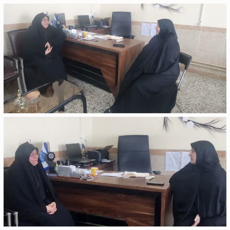 جلسه  هماهنگی المپیاد  با مدیریت  دانشکده معین 