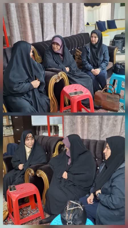 جلسه  در روستای فخب 